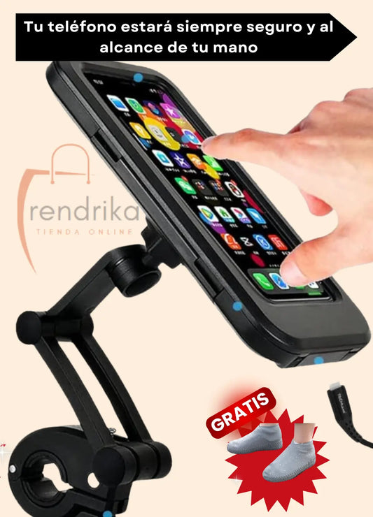 SOPORTE PARA TELEFONO FLEXISECURE 360 + OBSEQUIO (Protectores de Zapatos para Lluvia)